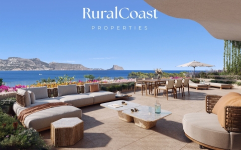 Impressionnant appartement à L ́Albir. 3 chambres. 3 salles de bains. Piscine communautaire et vue sur la mer et la montagne