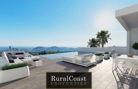 Impressive new build villa with sea views in Finestrat, Alicante