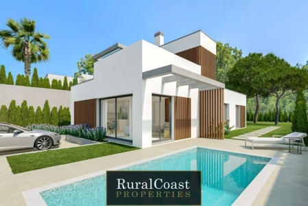 Spectacular detached villa in Finestrat. 3 bedrooms. 3 bathrooms. Private pool. Sea and mountain views