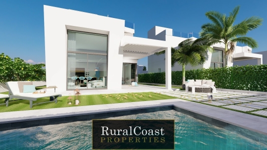 Villas Paula II – Finestrat vistas al mar y campo de Golf de 3 habitaciones, 3 baños y piscina privada