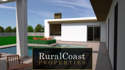 Detached villa of 318.95 m2. 4 bedrooms. 3 bathrooms. Private pool and garage from €355,000
