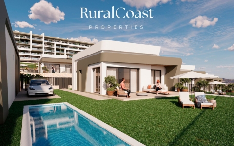 New build properties in an exclusive residential complex with sea views