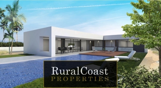 Chalet independiente moderno en Polop. 3 habitaciones. 2 baños. Piscina privada y vistas al mar y la montaña
