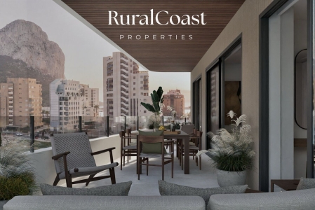 Exclusiva vivienda de diseño con terraza y vistas al Peñón de Ifach en Calpe