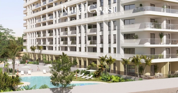 Apartamento con terraza y vistas en Villajoyosa