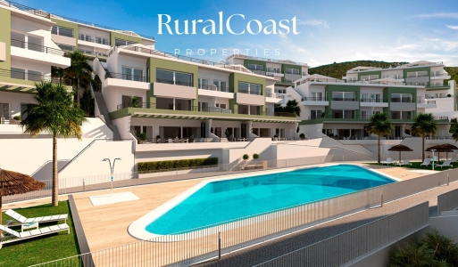 Precioso piso moderno en Xeresa. 2 habitaciones. 1 baños. Piscina comunitaria y vistas al mar
